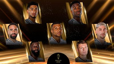 Bellingham, Carvajal, Kroos, Mbappé, Rüdiger, Valverde und Vini Jr. sind für den Ballon d'Or 2024 nominiert