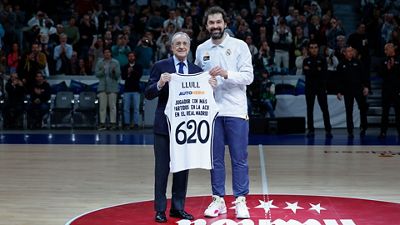 Llull becomes all-time leader in league appearances for Real Madrid