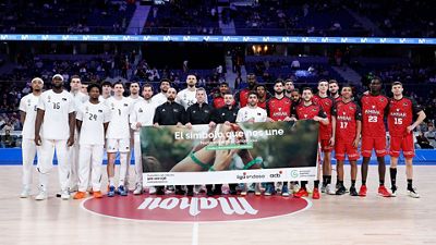 Real Madrid y Casademont Zaragoza, unidos contra el cáncer