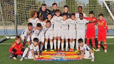 El Benjamín A, campeón del Grupo 4 de la Primera División Autonómica