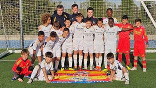 El Benjamín A, campeón del Grupo 4 de la Primera División Autonómica