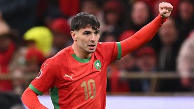 2-0: Brahim marca en la victoria de Marruecos en su debut en la Copa África
