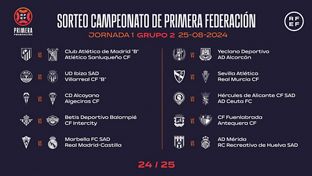 Castilla's fixtures for 2024/25 league season