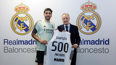 Campazzo, 500 partidas com o Real Madrid