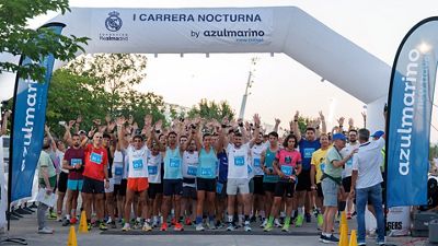 La Fundación Real Madrid celebra su primera carrera nocturna solidaria by Azulmarino en la Ciudad Real Madrid