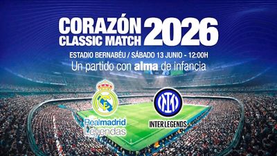 Real Madrid Leyendas-Inter Legends: el 13 de junio en el Bernabéu