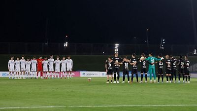 Minuto de silencio en el Alfredo Di Stéfano