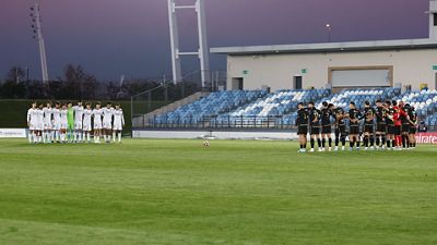 Minuto de silencio en el Alfredo Di Stéfano
