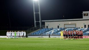 Minutes silence at the Alfredo Di Stéfano stadium