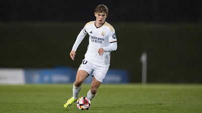 Once inicial del Castilla frente al Algeciras