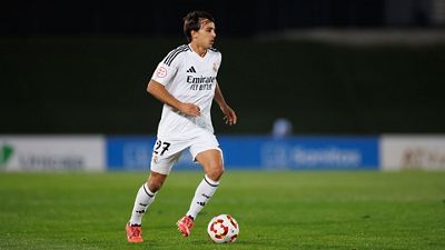 Once inicial del Castilla frente al Fuenlabrada