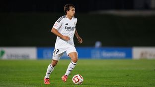 Once inicial del Castilla frente al Fuenlabrada