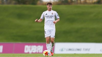 Once inicial del Castilla frente al Lugo