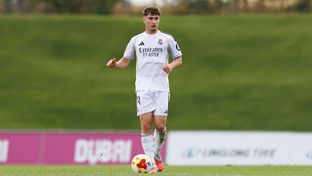 Once inicial del Castilla frente al Lugo