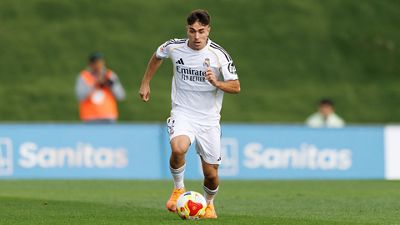Once inicial del Castilla frente a la Ponferradina
