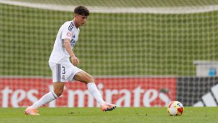 Once inicial del Castilla ante el Barakaldo