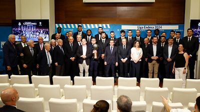 The family photo taken at City Hall