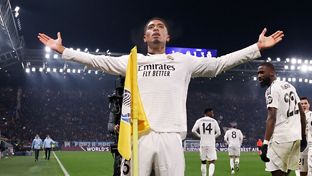 La jugada del 1-3 del Madrid: pase lejano de Vini Jr., Bellingham regatea en el área y culmina con la izquierda