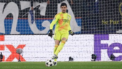 Courtois: "Estamos contentos con esta victoria en un campo muy difícil"