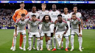 Onces iniciales del Real Madrid y del Inter