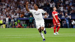 Endrick, el goleador madridista más joven en la historia de la Copa de Europa