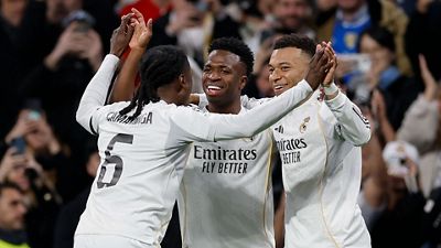 The goals at the Bernabéu in this Champions League