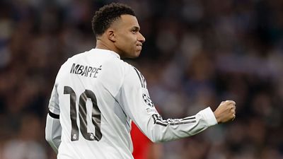 Mbappé's 14 goals in this Champions League