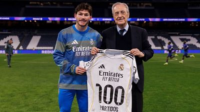 Fran García, 100 partidos con el Real Madrid