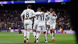 5-1: O Madrid goleia com dois gols de Rodrygo e Vini Jr.