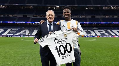 Vini Jr. passes 100 goals for Real Madrid