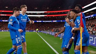 0-1: Un golazo de Vini Jr. da ventaja al Real Madrid en la eliminatoria