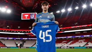 Thiago debuta en partido oficial con el Real Madrid