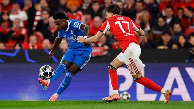 La obra de arte de Vini Jr. en Lisboa: golazo por la escuadra