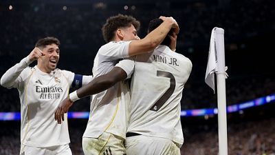 This is how the 2-1 happened: Valverde's pass and Vini Jr. finished perfectly