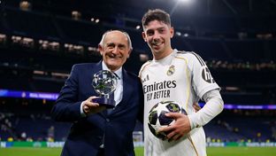 Valverde iguala un récord de Pirri: los dos únicos centrocampistas del Real Madrid con un 'hat-trick' en la Copa de Europa