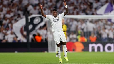 Vini Jr.'s three goals on an unforgettable Champions League night