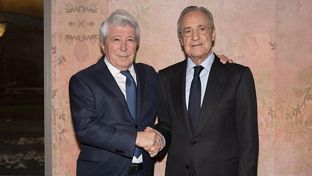 Encuentro de directivas antes del derbi