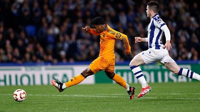 El gol del partido: asistencia perfecta de Bellingham y gran remate con el exterior de Endrick