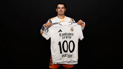 Brahim, 100 partidos con el Real Madrid: "Quiero dar el máximo por este club y esta afición"