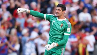 1-4: Courtois se clasifica con Bélgica para los cuartos del Mundial