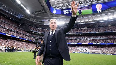 Emotional farewell to Ancelotti at the Bernabéu