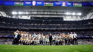 2-0: Victoria en el Bernabéu en la despedida de dos leyendas