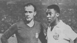 66 years since Pelé played with Santos in Miguel Muñoz's testimonial at the Bernabéu