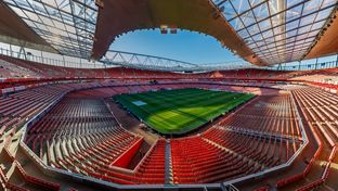 Real Madrid play their first official match at the Emirates Stadium