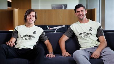 El Clásico, con Courtois y Carreras