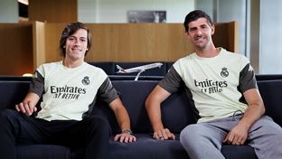 El Clásico, con Courtois y Carreras