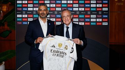 Exchange of gifts ahead of Real Madrid-Al Hilal