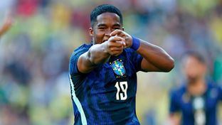 2-1: Endrick marca el gol del triunfo de Brasil ante Egipto