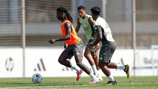El líder prepara el partido contra el Espanyol