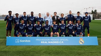 El Real Madrid recibió las tarjetas digitales de Sanitas